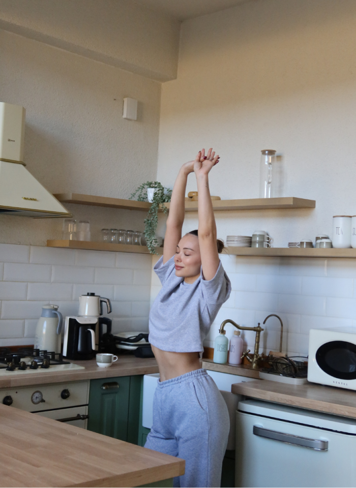 GRİ VATKALI ÜST ALT EŞOFMAN TAKIMI