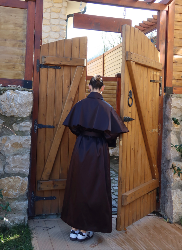 ACI KAHVE SU GEÇİRMEZ TRENÇKOT﻿