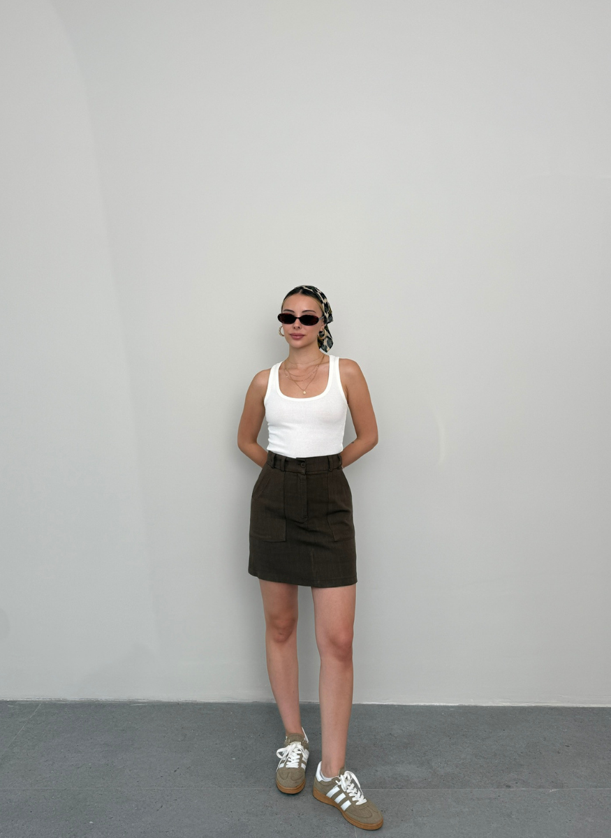 BEYAZ KAŞKORSE ATLET