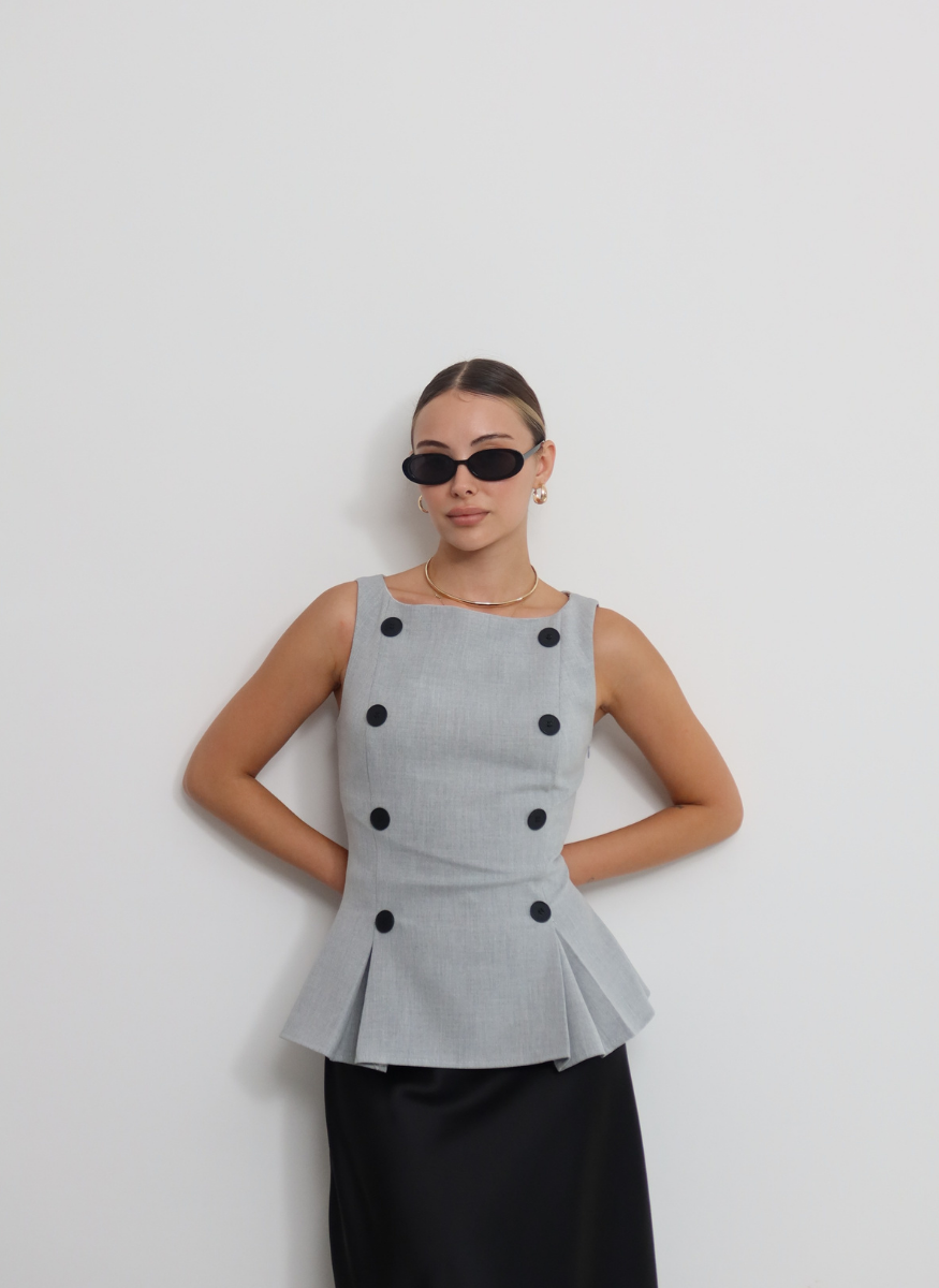 GRİ LUNEL BLUZ