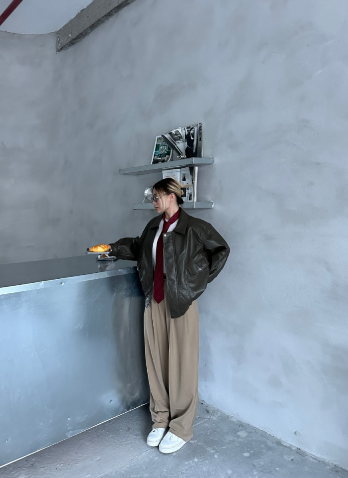 YEŞİL RETRO CEKET