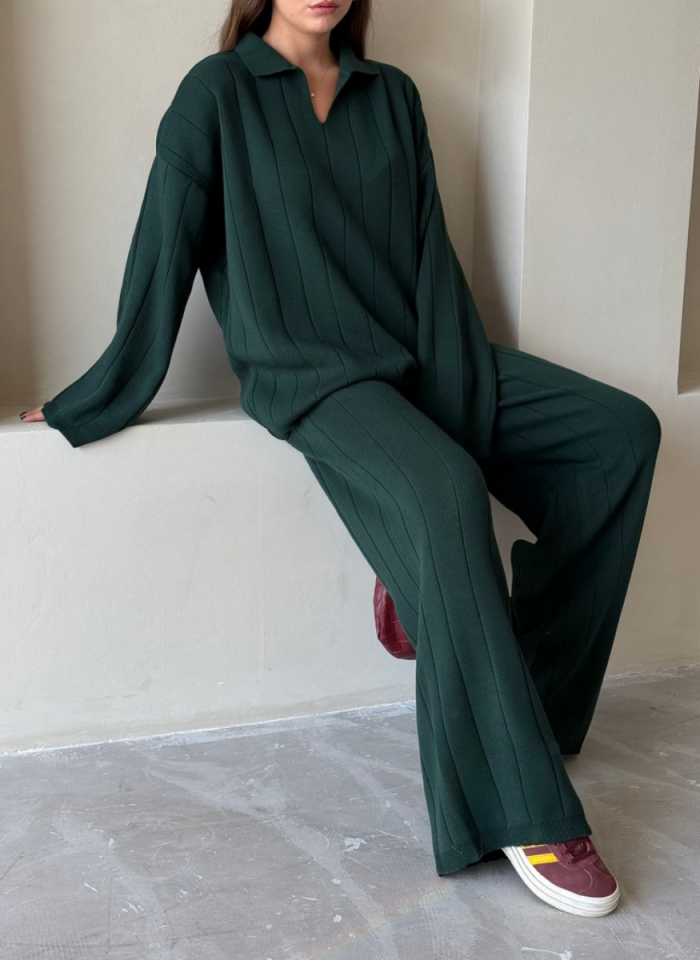 ZÜMRÜT POLO YAKA TRİKO TAKIM