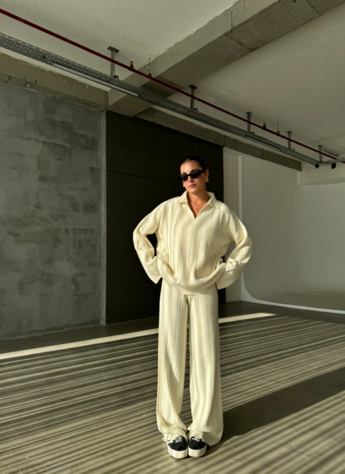 BEJ POLO YAKA TRİKO TAKIM