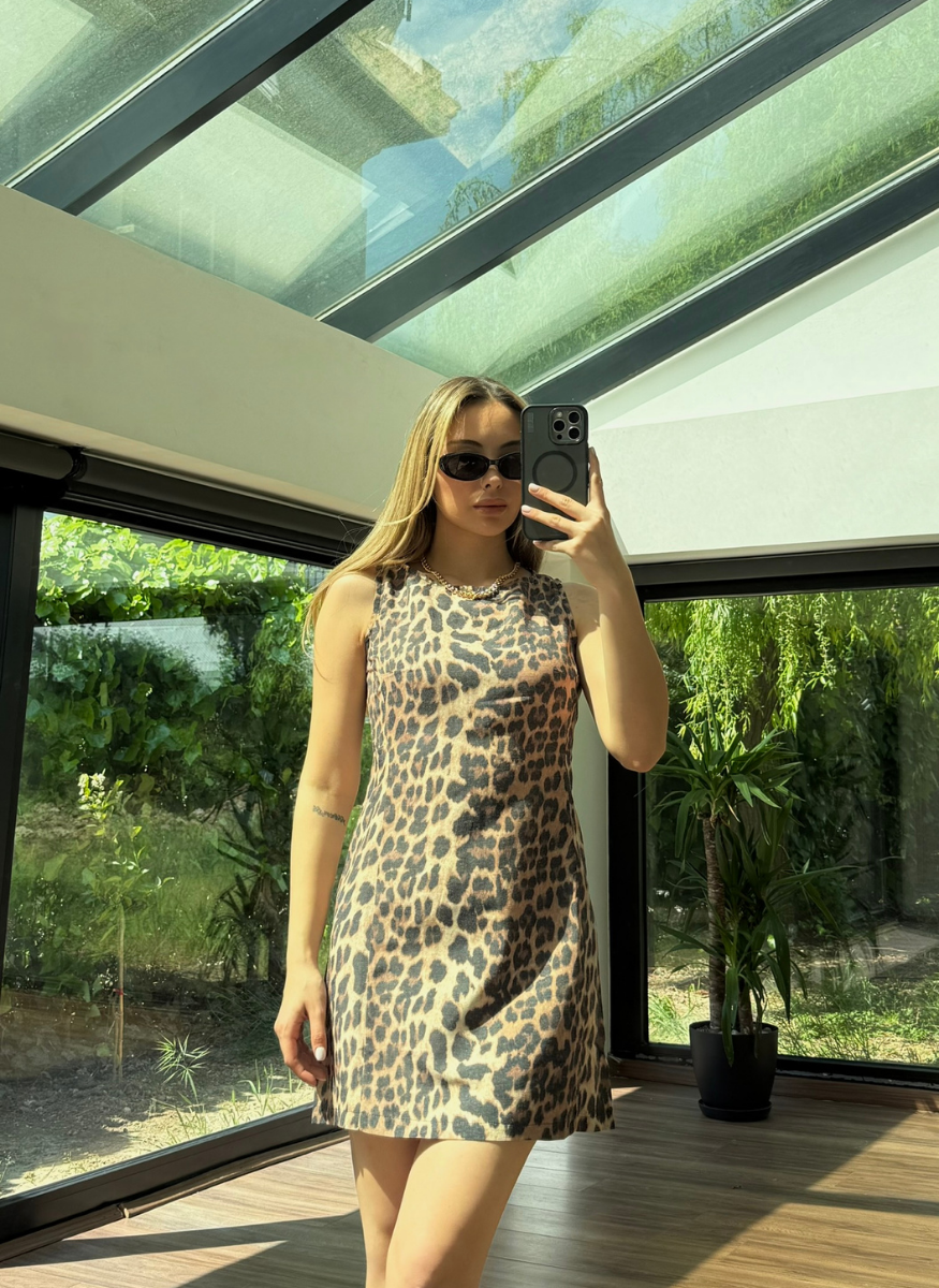 LEOPAR ELBİSE