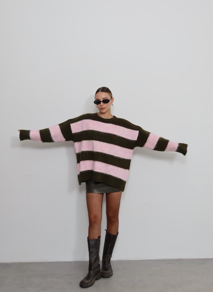 YEŞİL DRAPE KAZAK﻿