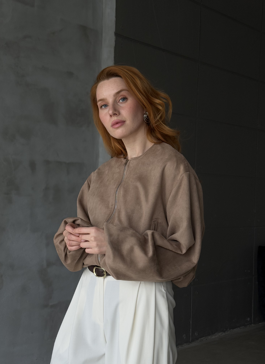 TABA SÜET BOMBER