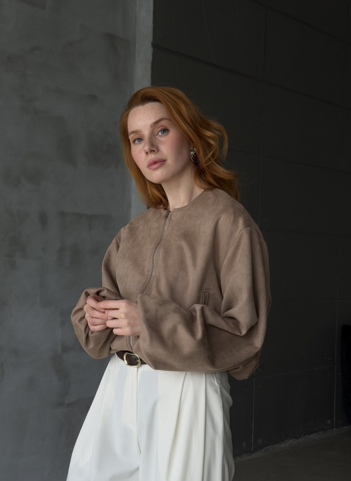 TABA SÜET BOMBER
