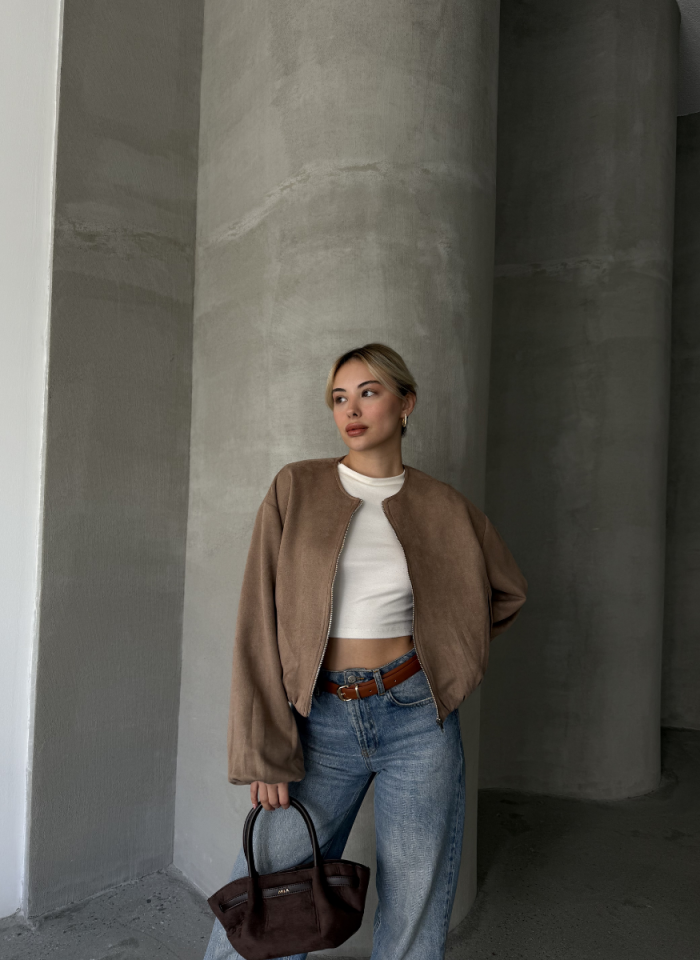 TABA SÜET BOMBER