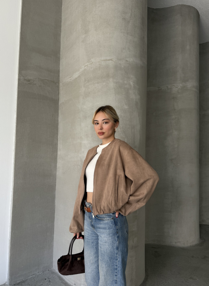 TABA SÜET BOMBER