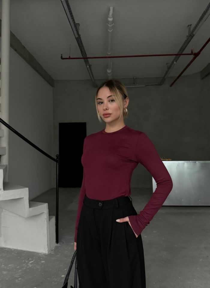 BORDO BASIC T-SHIRT