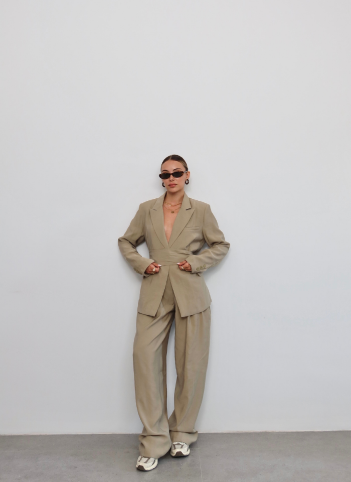 HAKİ TENSEL PANTOLON