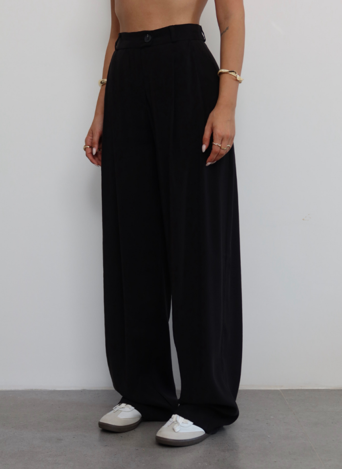 SİYAH TENSEL PANTOLON