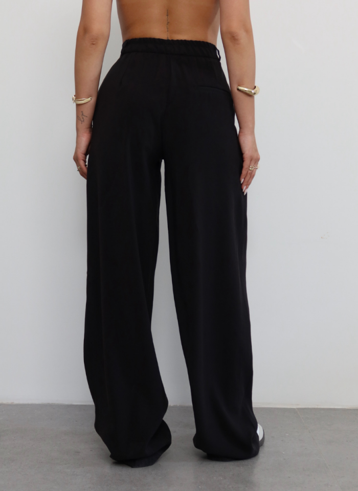 SİYAH TENSEL PANTOLON