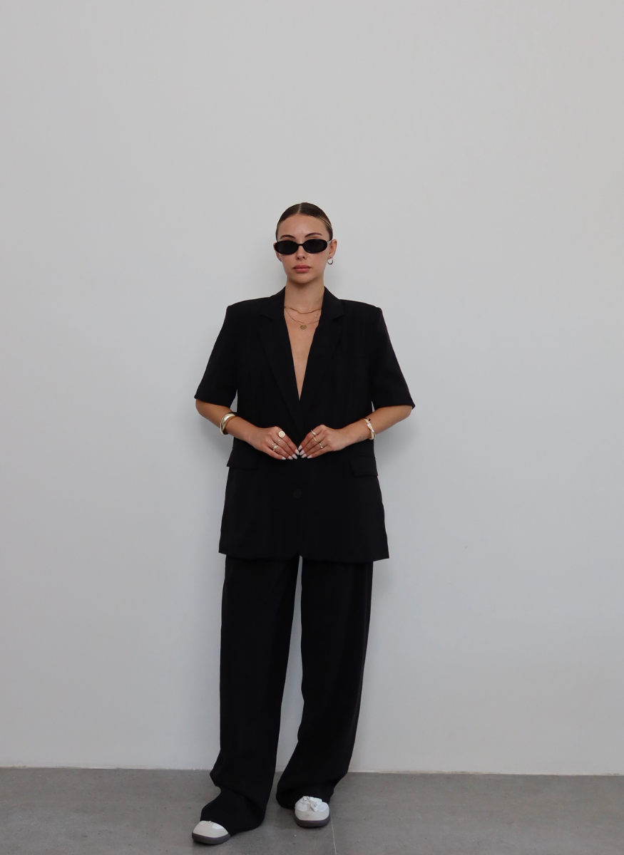 SİYAH TENSEL PANTOLON